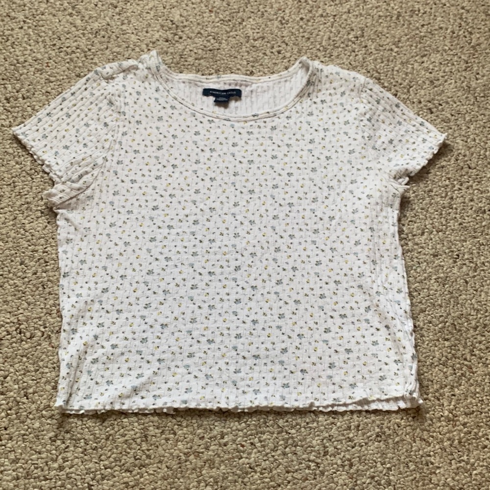 Cute white crop top